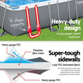 Bestway Steel Frame Pool 732x366x132cm Above Ground Ladder 30045L