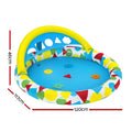 Bestway Kids Pool 120x117x46cm Inflatable Canopy 45L