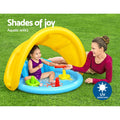 Bestway Kids Pool 115x89x76cm Inflatable Swimming Canopy 31L