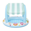 Bestway Inflatable Kids Pool with Sun Shade Candy Theme 104x84cm