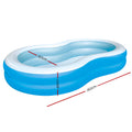 Bestway Inflatable Pool 262x157x46cm 544L Kids Above Ground