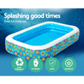 Bestway Kids Pool 305x183x56cm Inflatable Above Ground 1161L