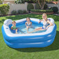 Bestway Kids Inflatable Pool Above Ground Pools Seat Cushions Cup Holder 213x206cm