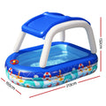 Bestway Kids Pool 213x155x132cm Inflatable Swimming Canopy 282L