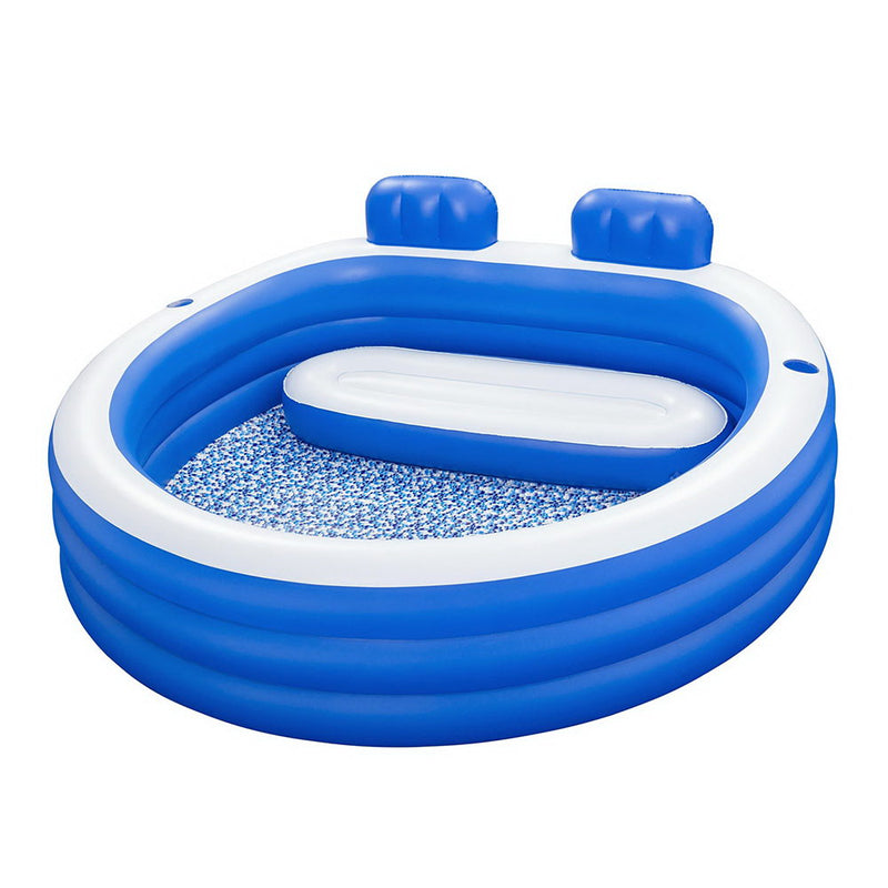 Bestway Inflatable Pool 231x219cm Above Ground Bench Seat