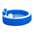 Bestway Inflatable Pool 231x219cm Above Ground Bench Seat