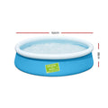 Bestway Kids Pool 152x38cm Round Inflatable Swimming Pool 477L