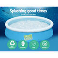 Bestway Kids Pool 152x38cm Round Inflatable Swimming Pool 477L