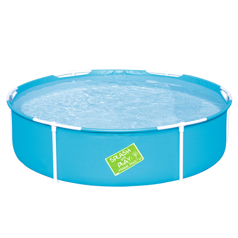 Bestway Kids Pool 152x38cm Round Steel Frame 580L Above Ground