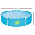 Bestway Kids Pool 152x38cm Round Steel Frame 580L Above Ground