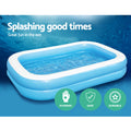 Bestway Inflatable Pool 262x175x51cm 778L Kids Above Ground
