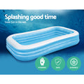 Bestway Kids Pool 305x183x56cm Inflatable Above Ground 1161L