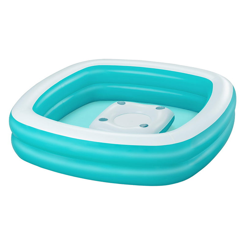 Bestway Inflatable Pool 218x218x48cm Family Cup Holder
