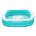 Bestway Inflatable Pool 218x218x48cm Family Cup Holder