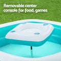 Bestway Inflatable Pool 218x218x48cm Family Cup Holder