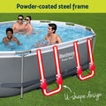 Bestway 488x305cm Swimming Pool Steel Frame w/ Pump Filter Ladder