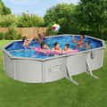 Bestway Steel Frame Round Pool 610x366cm w/ Filter Pump