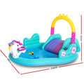 Bestway Inflatable Pool 274x198x137cm 220L Kids Above Ground
