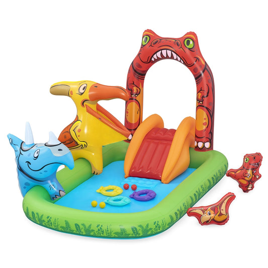 Bestway Inflatable Pool with Slide 242x140cm Kids Splash Toys