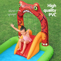Bestway Inflatable Pool 242x140cm Slide Ball Toss Kids