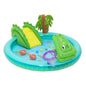 Bestway Kids Inflatable Splash Play Pool with Slide Ball Crocodile Fishing Net