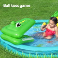 Bestway Inflatable Pool Kids Splash Play with Slide Ball Net 79cm