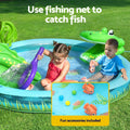 Bestway Inflatable Pool Kids Splash Play with Slide Ball Net 79cm