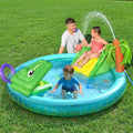 Bestway Inflatable Pool Kids Splash Play with Slide Ball Net 79cm