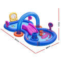 Bestway Kids Inflatable Pool Slide Ball Toss Toys Coral 290x180cm