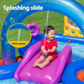 Bestway Kids Inflatable Pool Slide Ball Toss Toys Coral 290x180cm