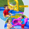 Bestway Kids Inflatable Pool Slide Ball Toss Toys Coral 290x180cm