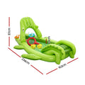 Bestway Inflatable Alligator Kids Play Pool with Slide 234cmx163cm Green