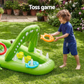 Bestway Inflatable Alligator Kids Play Pool with Slide 234cmx163cm Green