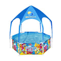Bestway Kids Pool 183x51cm Steel Frame Canopy 930L