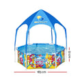 Bestway Kids Pool 183x51cm Steel Frame Canopy 930L
