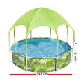 Bestway Kids Pool 244x51cm Steel Frame Canopy 1688L