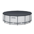 Bestway Swimming Pool 427x122cm Steel Frame Above Ground Pool Filter Pump Ladder