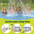 Bestway Swimming Pool 427x122cm Steel Frame Above Ground Pool Filter Pump Ladder