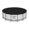 Bestway 427x427x122cm Swimming Pool Steel Frame Round Filter Pump