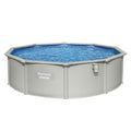Bestway 457cm Round Steel Frame Pool Set 17430L Filter Pump