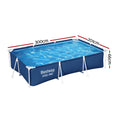 Bestway Pool 300x201x66cm Steel Frame Above Ground 3300L