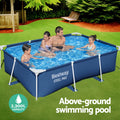 Bestway Pool 259x170x61cm Steel Frame Above Ground 2300L