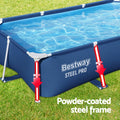 Bestway Pool 259x170x61cm Steel Frame Above Ground 2300L