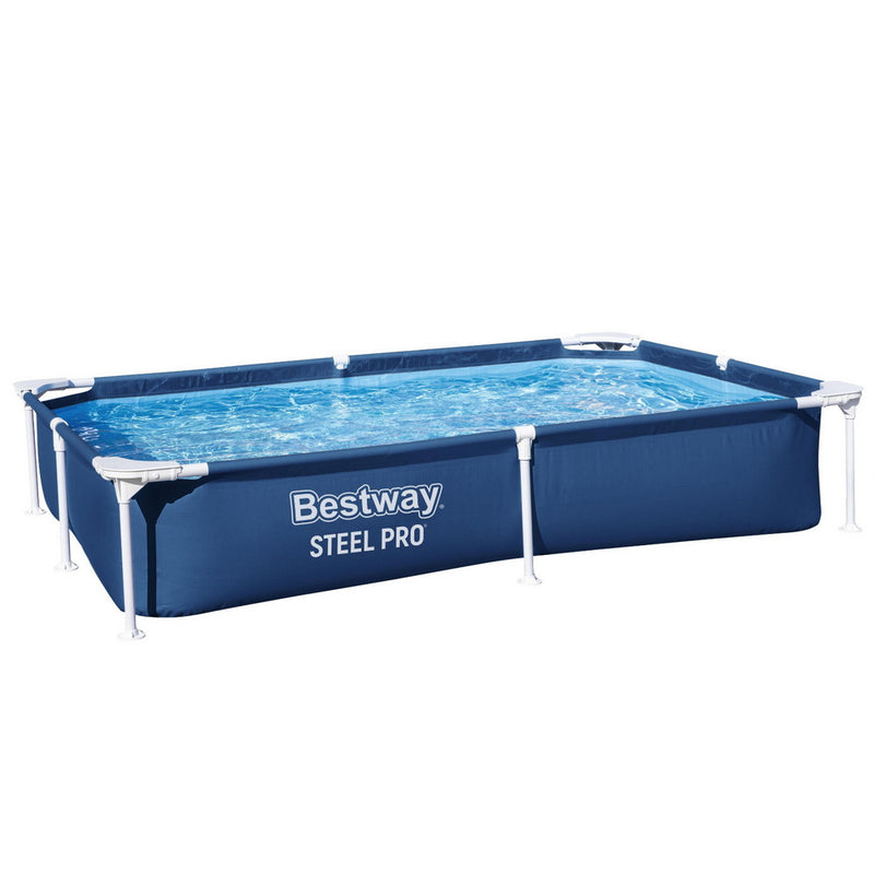 Bestway Swimming Pool 221x150x43cm Steel Frame 1200L