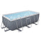 Bestway 412x201x122cm Steel Frame Swimming Pool Set Pump