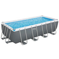Bestway 488x244cm Steel Frame Pool w/ Filter Pump Ladder Cover