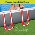 Bestway 488x244cm Steel Frame Pool w/ Filter Pump Ladder Cover