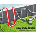 Bestway 404x201x100cm Steel Frame Pool 6478L Filter Pump