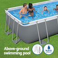 Bestway Pool 549x274x122cm Steel Frame 14812L Filter Pump