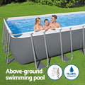 Bestway Pool 640x274x132cm Steel Frame Above Ground 19281L